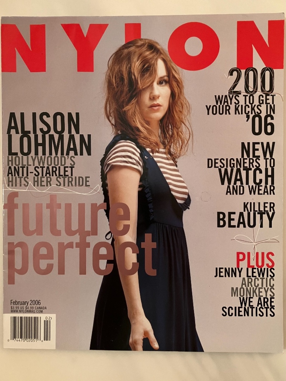 Nylon Magazine February 2006 Alison Lohman